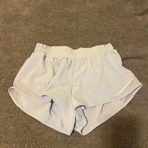 Blue linnin shorts hotty hots size 6 4inch length